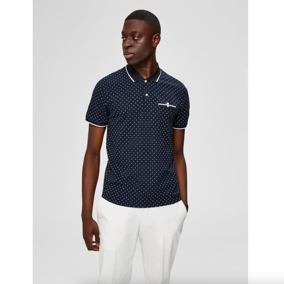 Selected Homme REGULAR FIT POLO SHIRT - Picture 2 of 9
